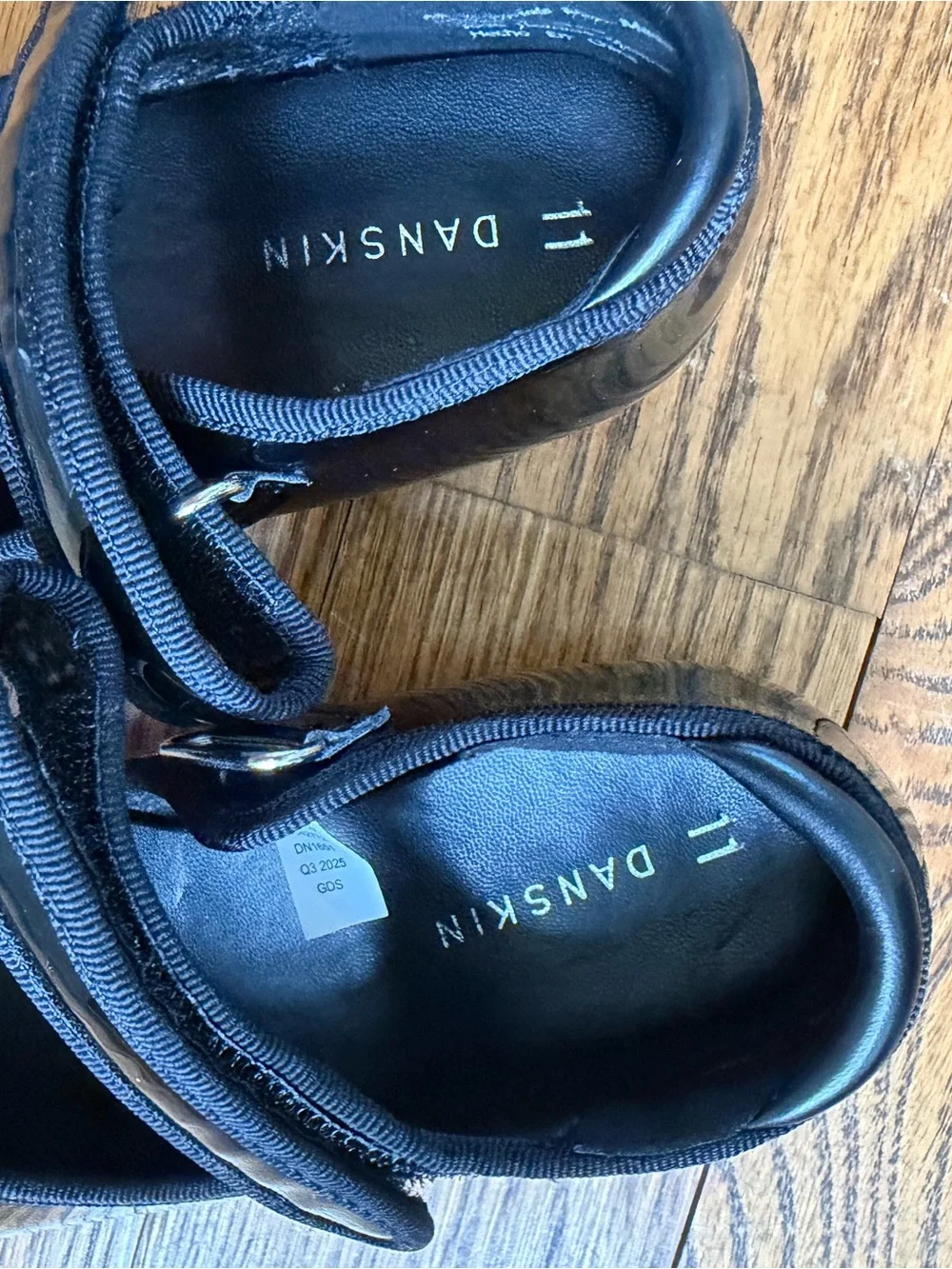 Danskin Black Patent Mary Jane Tap Shoes for Girls